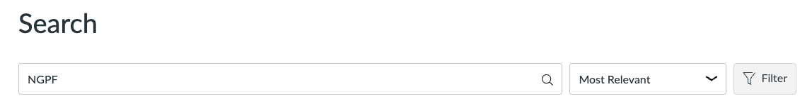 search bar